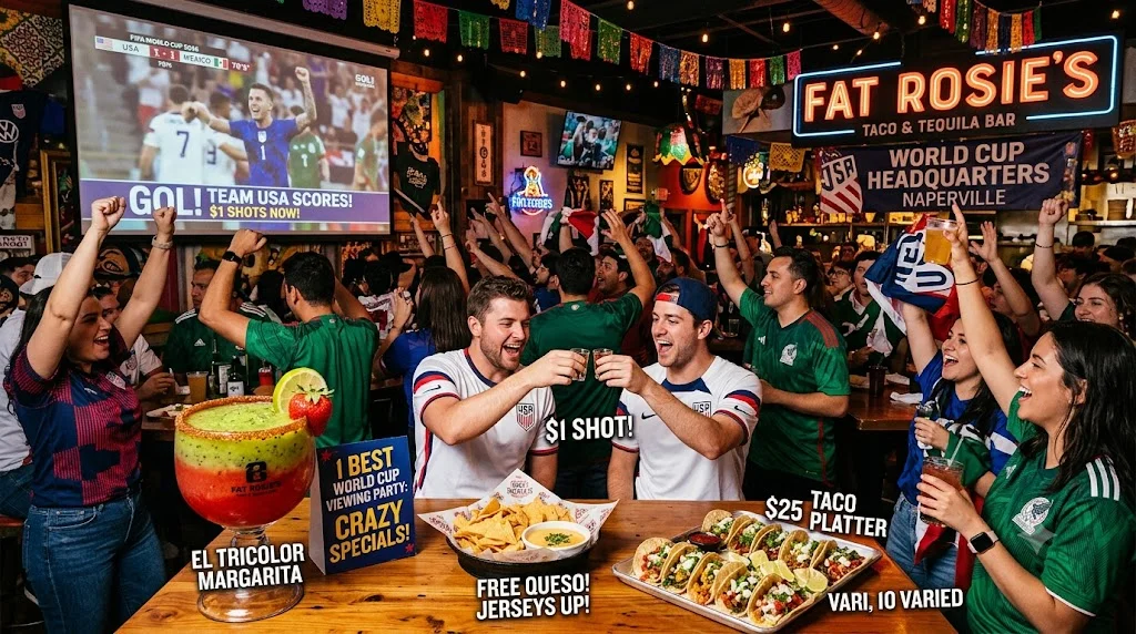 Naperville 2 Featured image for “World Cup Naperville Viewing Party: Crazy Fat Rosie’s Specials!”