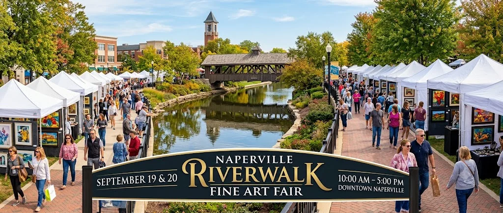 Featured image for “7 Reasons to Visit the 2026 Naperville Riverwalk Fine Art Fair This September!”