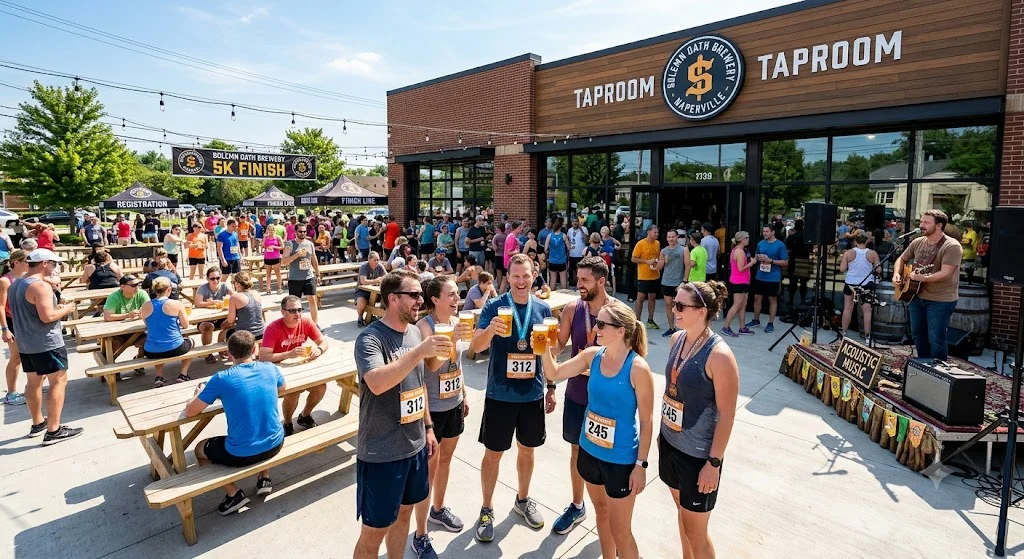 Naperville 4 Featured image for “Illinois Brewery Running Series: 5K at Blind Corner Brewery 2026”