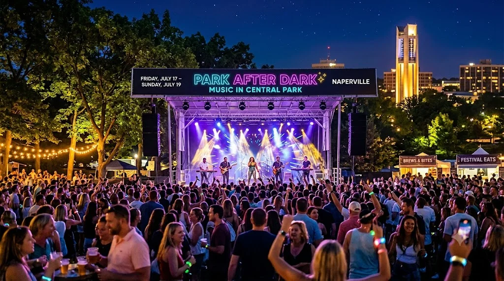 Featured image for “Park After Dark Naperville: Ultimate 2026 Weekend Music Event Guide”
