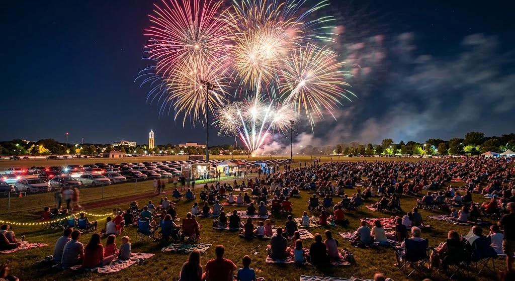 Naperville 28 Featured image for “Naperville Community Fireworks Show”
