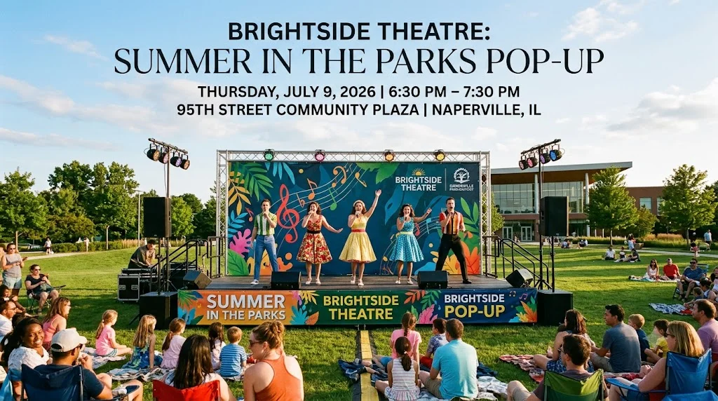 Featured image for “1 Best Free BrightSide Theatre Pop-Up in Naperville This Summer”
