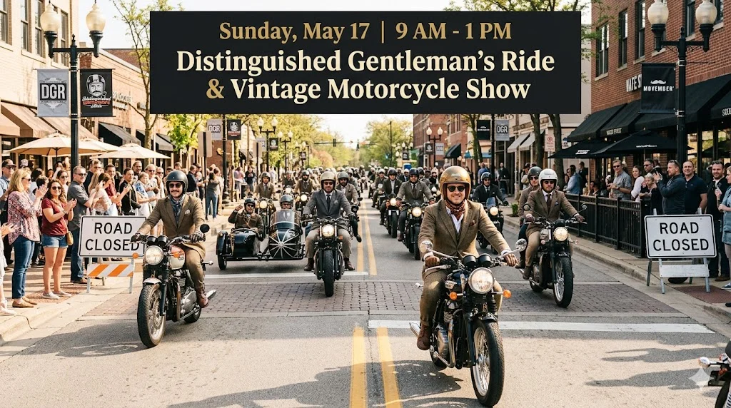 Featured image for “Distinguished Gentleman’s Ride Naperville: A Dapper Celebration of Men’s Health”