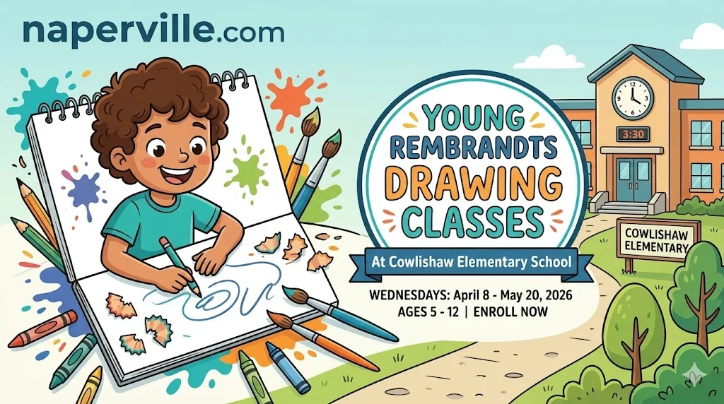 Featured image for “Young Rembrandts Drawing Classes: Creative Fun for Kids in Naperville”