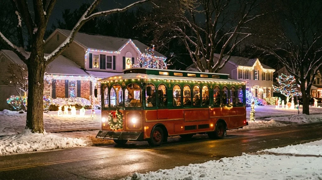 Featured image for “Naperville Trolley Holiday Lights Tour – NORTHERN”