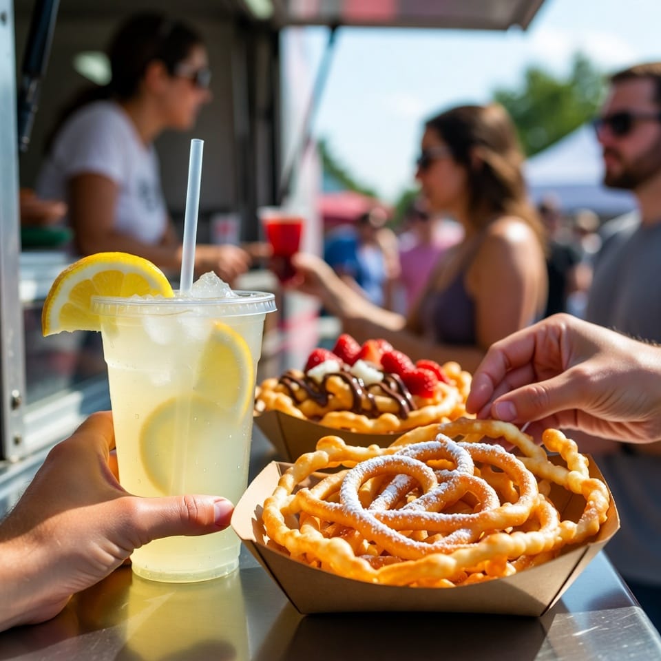 Funnel cake food truck naperville festival 2026