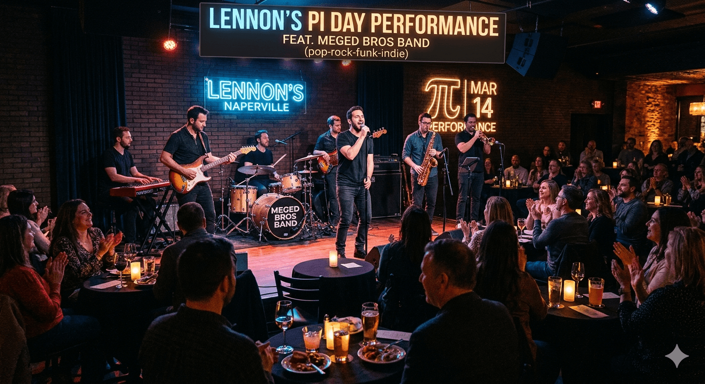 Pi Day Performance: Lennon’s Feat. Meged Bros Band