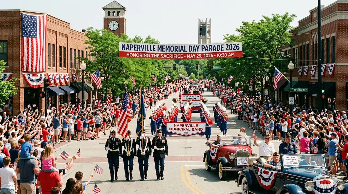 2026 Naperville Memorial Day Parade: Route, Times, and Ceremony Guide