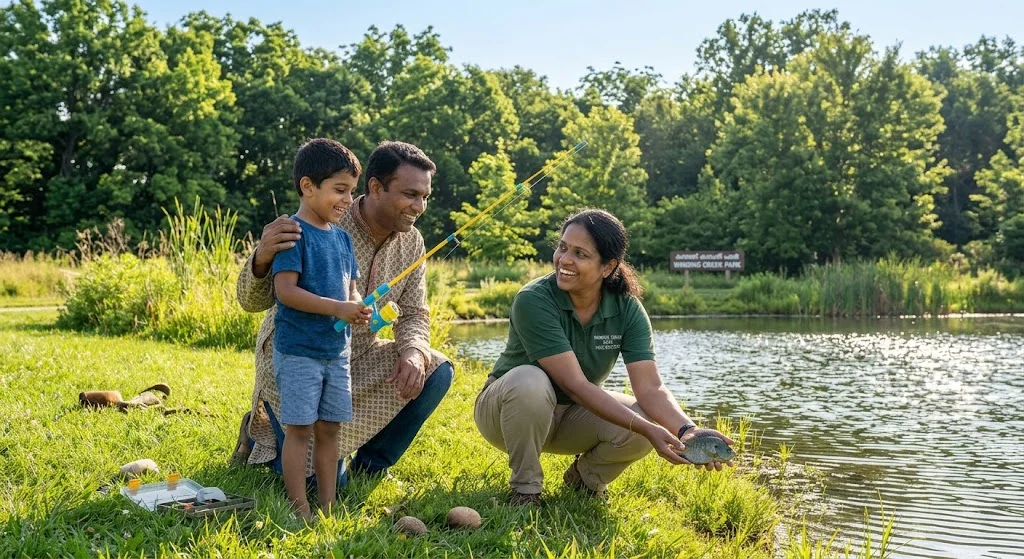 5 Useful Tips for Fishin’ Kids @ Winding Creek Park This Summer