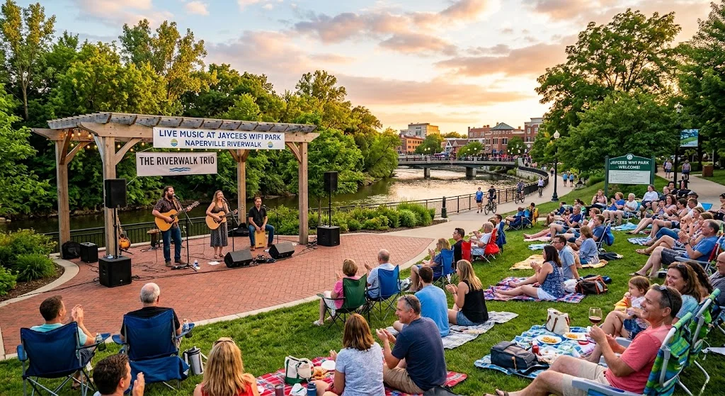 Featured image for “5 Brilliant Reasons to Attend Downtown Naperville River Sounds”