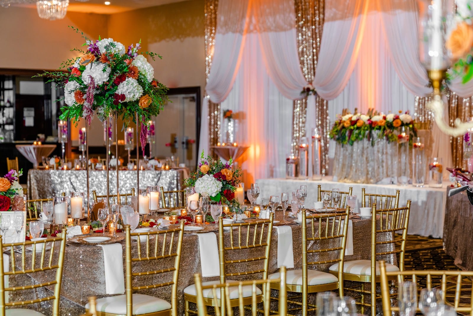 Satin Chair Event Decor & Rental in Naperville - signature dining scene
