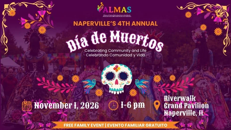 Naperville 20 Featured image for “Day of the Dead Celebration at the Riverwalk”