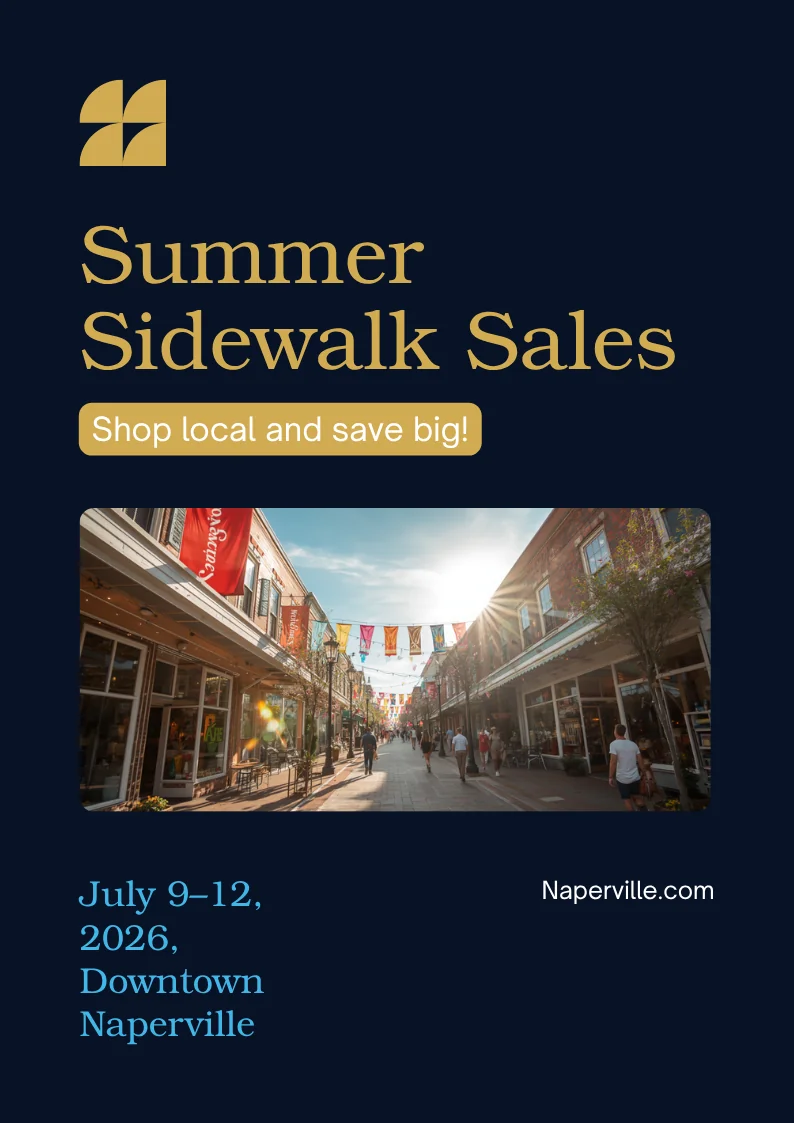 Featured image for “Downtown Naperville Summer Sidewalk Sales”