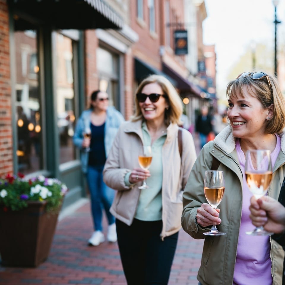 Sip, Stroll, and Celebrate: The (Almost) Spring Wine Walk