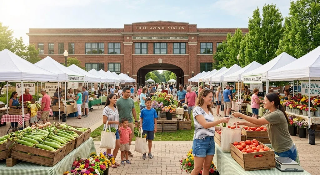 5 Best Reasons to Visit 5th Avenue Naperville Farmer’s Market