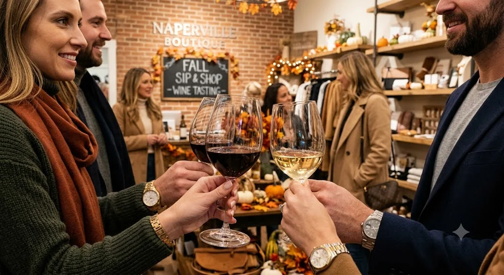 Naperville 6 Featured image for “Downtown Naperville Fall Wine Walk 2026”