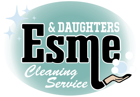 Esme and Daughters Cleaning Service logo for residential, apartment, office, move-in, move-out, and deep cleaning services in the Naperville area.
