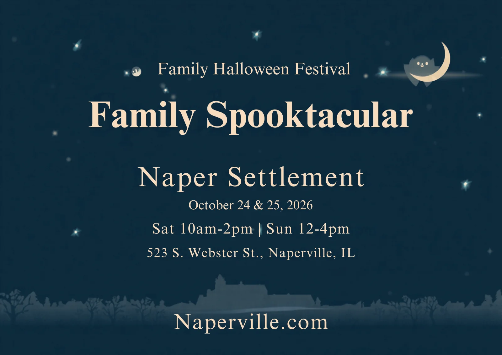 Featured image for “Family Spooktacular at Naper Settlement”