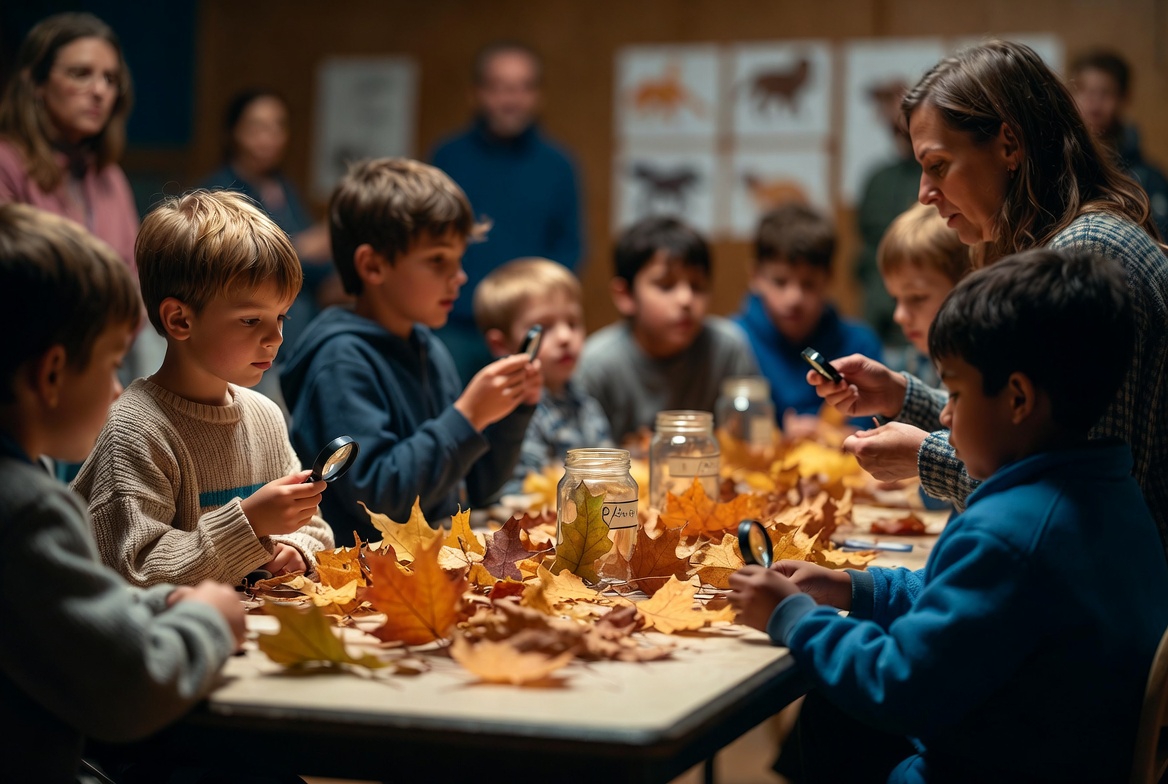 Family STEM Night: Changing Leaves & Hibernation Season