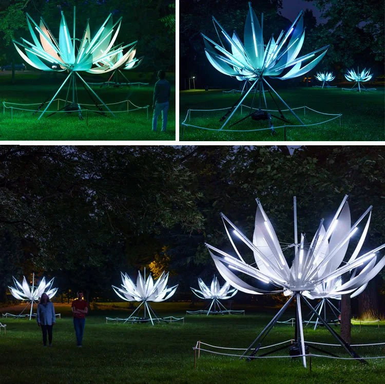 Featured image for “LOTUS Illuminated Art Installation at Paddleboat Quarry”