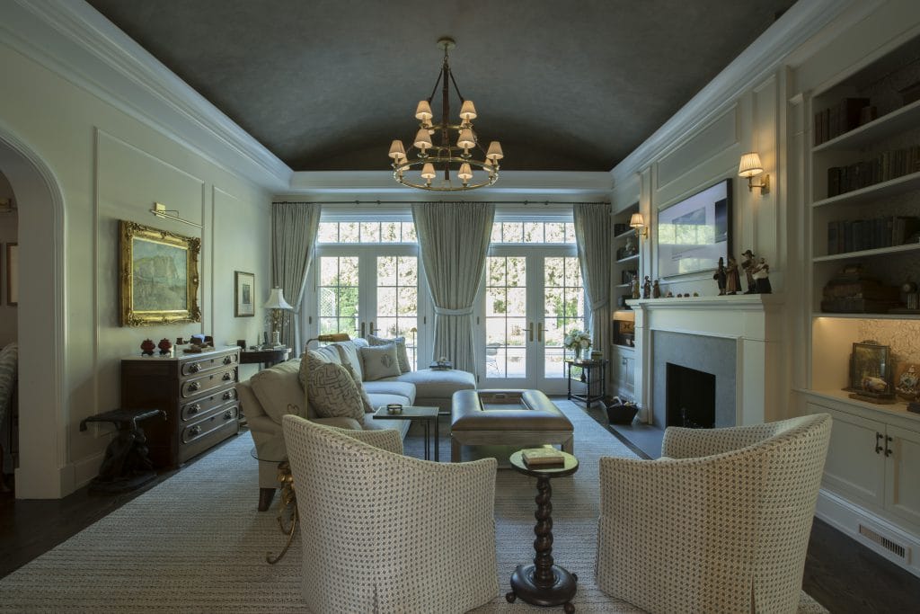 Modern Naperville home interior featuring integrated smart home technology and contemporary design