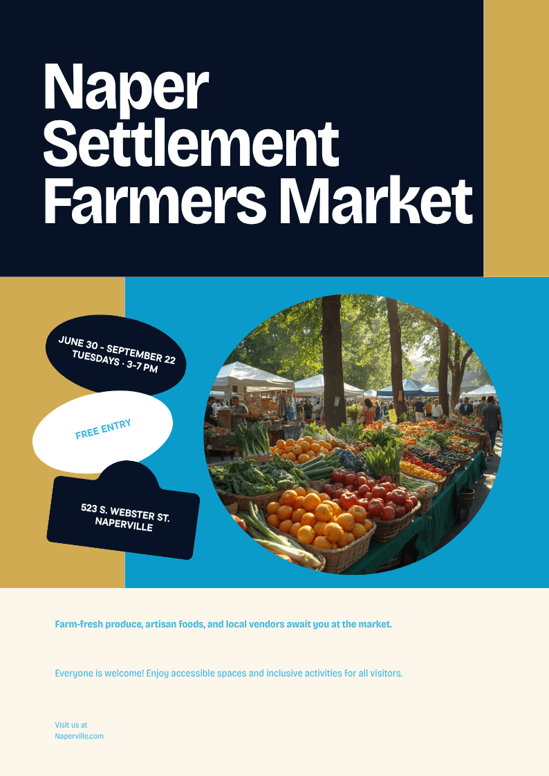 Naperville 23 Featured image for “Naper Settlement Farmers Market”