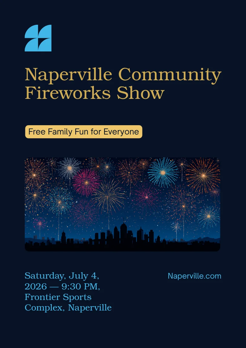 Featured image for “Naperville Community Fireworks Show 2026”