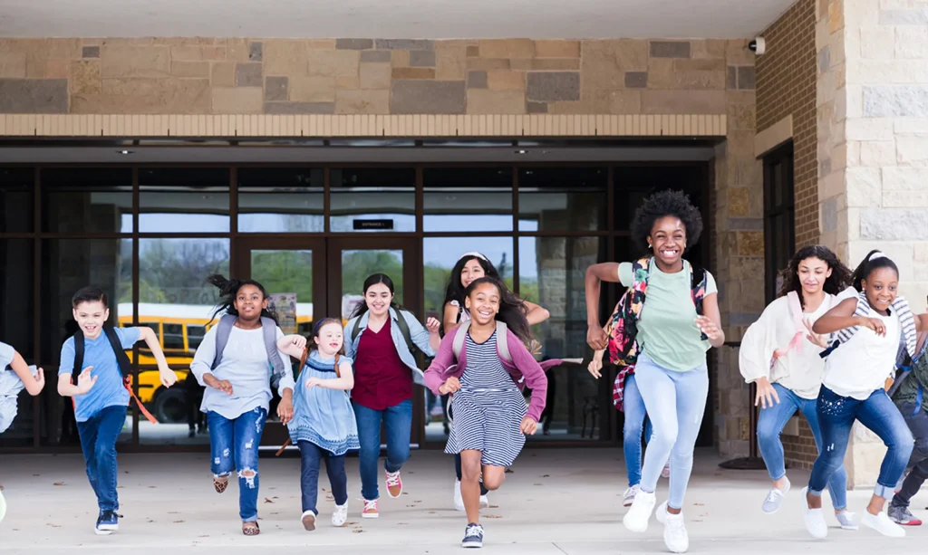 Naperville Illinois school district 203 and 204 campus exterior for relocating families 2026