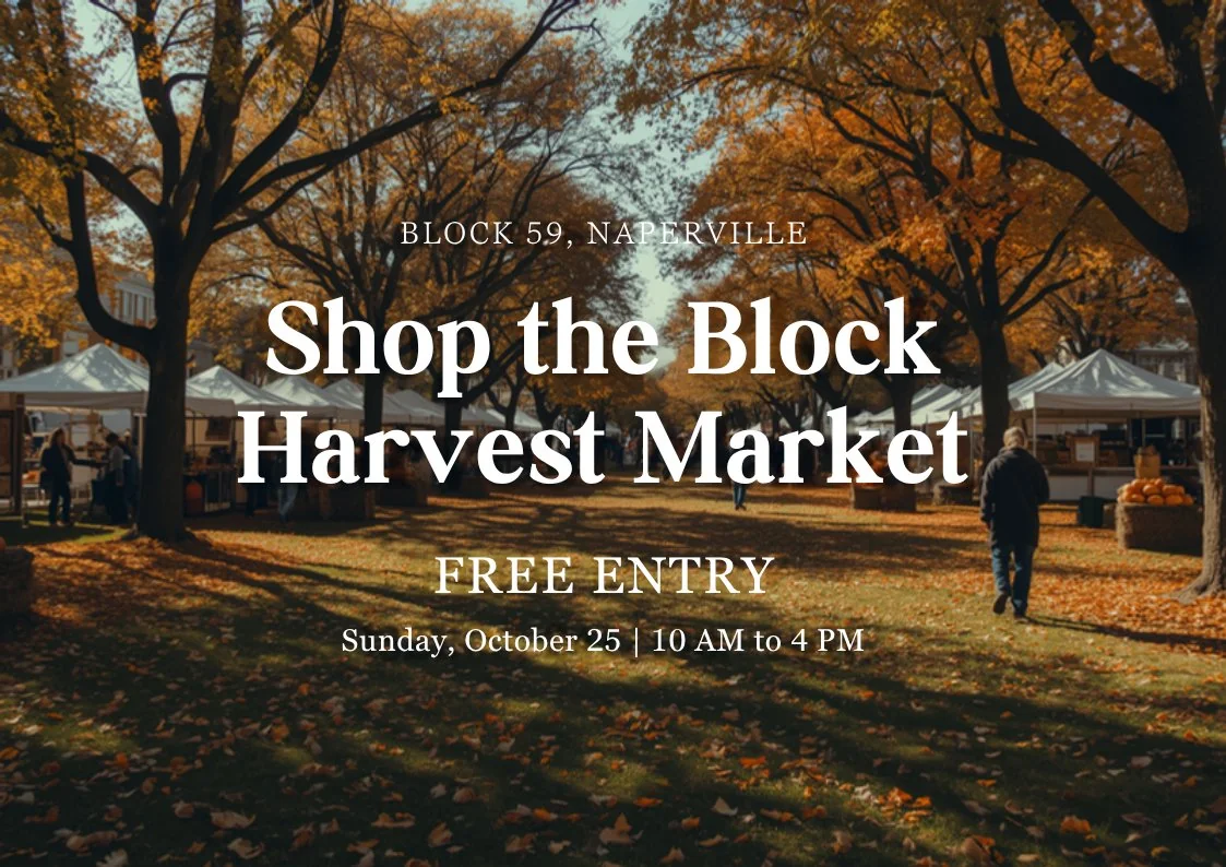 Naperville 14 Featured image for “Shop the Block Harvest Market at Block 59”